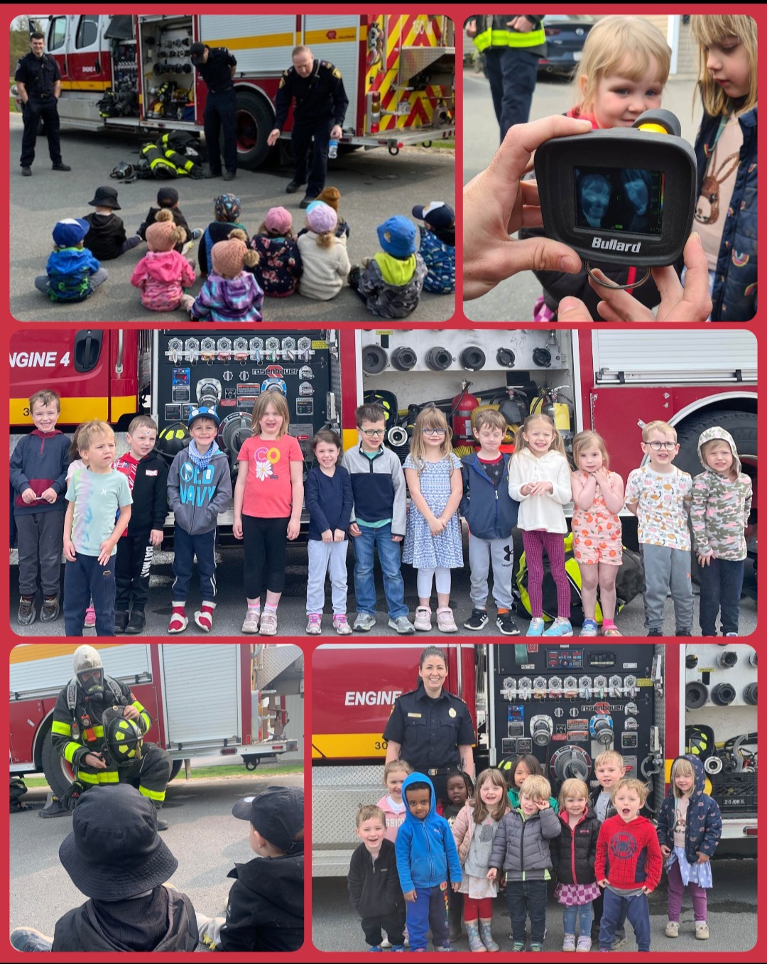 Read more about the article We were so excited to have the Fredericton Fire Department come to visit us today! 